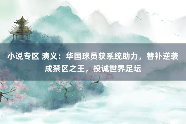 小说专区 演义：华国球员获系统助力，替补逆袭成禁区之王，投诚世界足坛